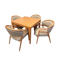 Sally Dining Chair Faux ,  ASH Wood, European Beech Colour