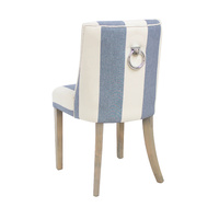 Ophelia Dining Chair Blue & White Wide Stripe. Last one at this price.